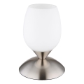 Globo - Tisch-Touch-Leuchte 1xE14/25W/230V matt Chrom