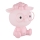 Globo - Veilleuse enfant rechargeable LED dimmable LED/1W/5V 500 mAh rose