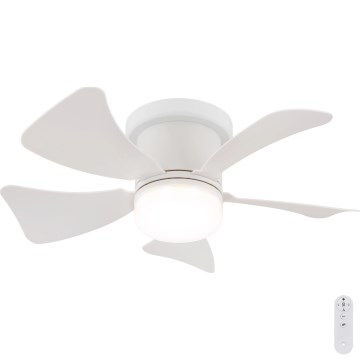 Globo - Ventilateur de plafond à intensité variable LED/10W/230V 3000-6500K blanc + télécommande