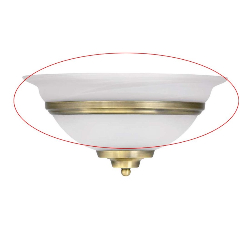 Globo - Verre de rechange pour l'applique murale TOLEDO E27