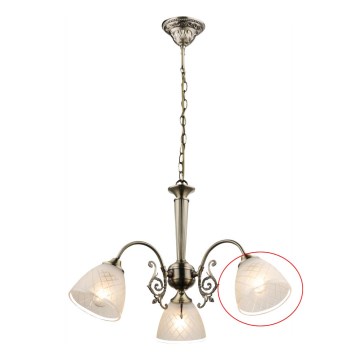 Globo - Verre de rechange pour lustre TIALDA E14