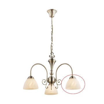 Globo - Verre de rechange pour lustre TIALDA E14 Ø 14 cm
