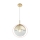 Globo - Verre de rechange pour lustre VARUS E27, doré, Ø 20 cm