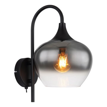 Globo - Wandleuchte 1xE27/40W/230V schwarz