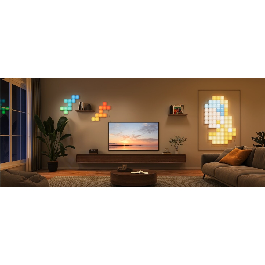 Govee - 10x Pannello mini RGBIC intelligente Wi-Fi