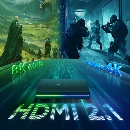 Govee - AI Sync Box 2 Retroilluminazione RGBICW per Smart TV 55-65 Wi-Fi