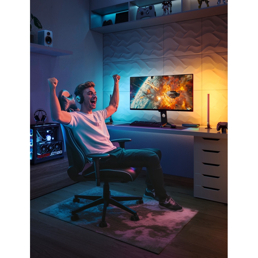 Govee - AI Sync Box Kit 2 Smart kit di illuminazione per PC 27-34 + pannelli LED Wi-Fi