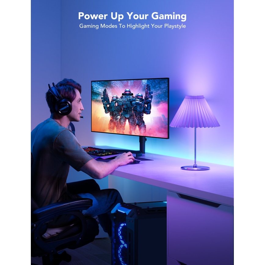 Govee - Ampoule LED RGBWW à intensité variable Smart E27/12W/230V 2700-6500K Wi-Fi