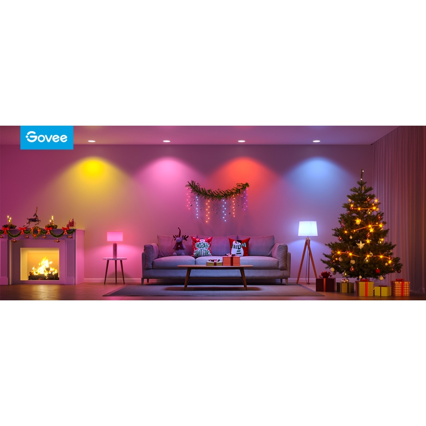 Govee - Ampoule LED RGBWW à intensité variable Smart E27/12W/230V 2700-6500K Wi-Fi