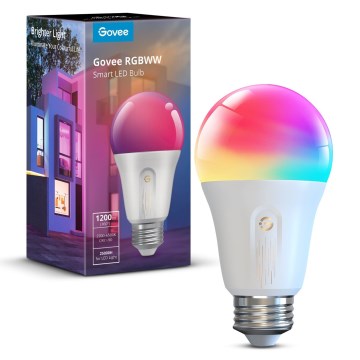 Govee - Ampoule LED RGBWW dimmable Smart MATTER E27/12W/230V 2700-6500K Wi-Fi