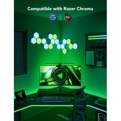 Govee - Dreamview G1 Smart LED RGBIC monitor illuminazione 27-34" Wi-Fi