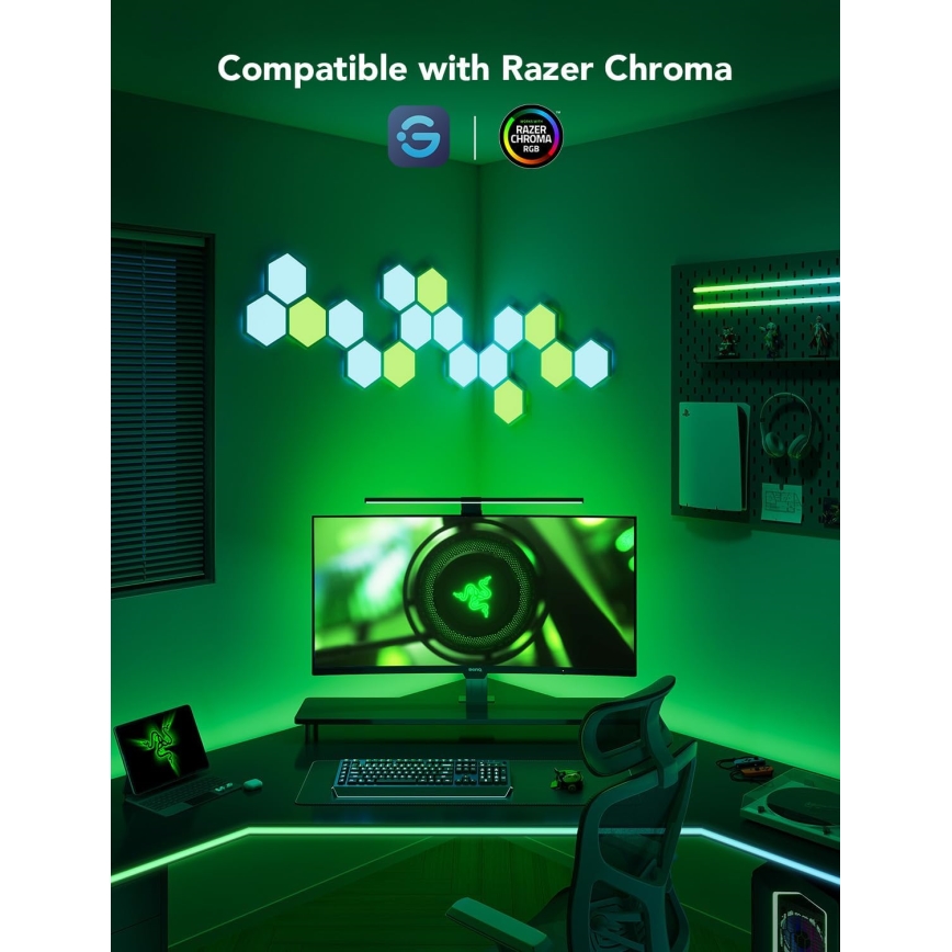 Govee - Dreamview G1 Smart LED RGBIC monitor illuminazione 27-34" Wi-Fi