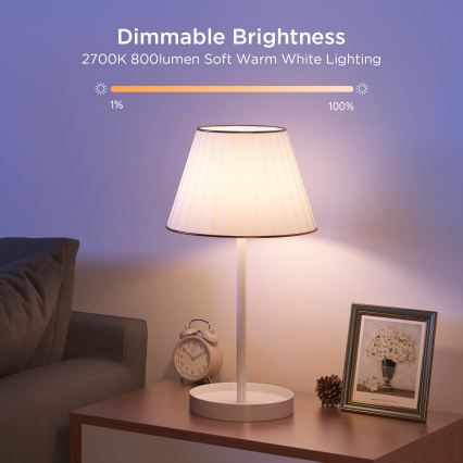 Govee - Lot de 2 ampoules LED dimmables Smart MATTER A60 E27/9W/230V 2700-6500K Wi-Fi