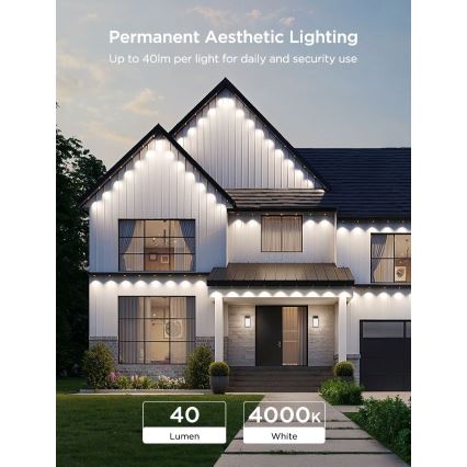 Govee - Guirlande de spots LED RGBIC 30 m, Wi‑Fi, Matter, IP67