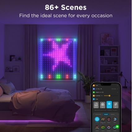 Govee - Guirlande décorative d'extérieur RGB à intensité variable LED/15W/230V IP65 Wi-Fi