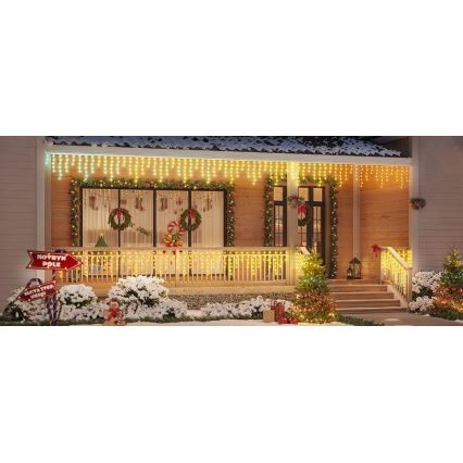 Govee - Guirlande extérieure LED RGBIC Smart glaçons 10m Wi-Fi Matter IP65