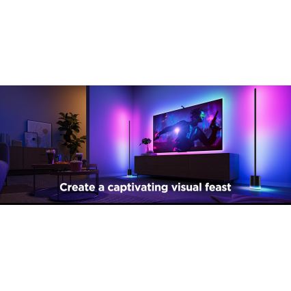 Govee - Lampada da terra dimmerabile a LED Smart MATTER LED RGBICWW 2200-6500K Wi-Fi + telecomando