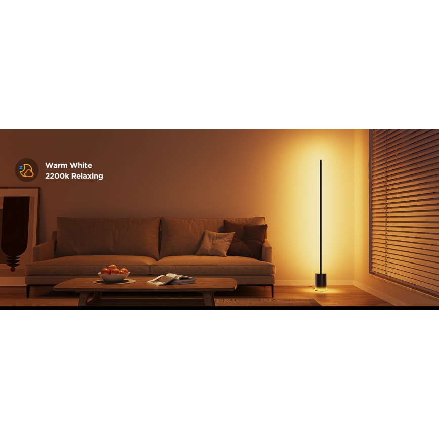 Govee - Lampada da terra dimmerabile a LED Smart MATTER LED RGBICWW 2200-6500K Wi-Fi + telecomando