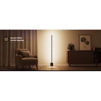 Govee - Lampada da terra dimmerabile a LED Smart MATTER LED RGBICWW 2200-6500K Wi-Fi + telecomando