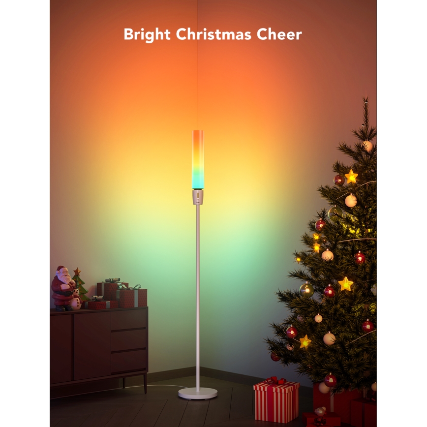 Govee - Lampadaire LED à intensité variable CYLINDER SMART RGBICWW 2200-6500K