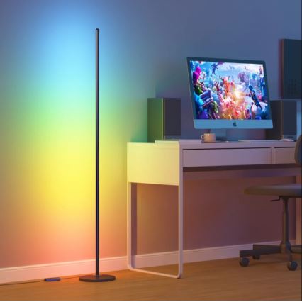 Govee - Lampadaire RGBICW Smart Coin Wi-Fi
