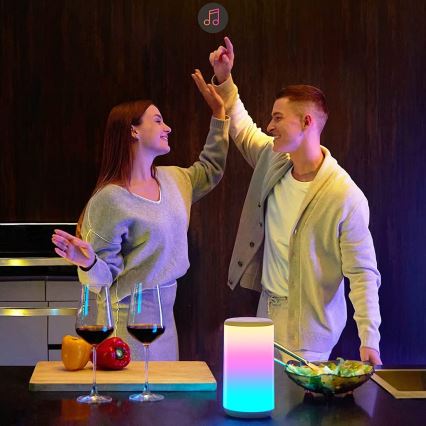 Govee - Lampe de table LED RGBIC à intensité variable AURA 2 2200-6500K Wi-Fi Matter