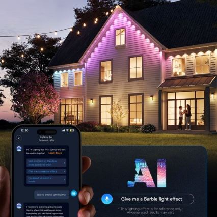 Govee - LED RGBIC Faretti a stringa 30m Wi-Fi Matter IP67