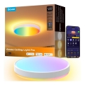 Govee - LED RGBIC Plafoniera con dimmer LED/49W/230V 2700-6500K Wi-Fi diametro 38 cm