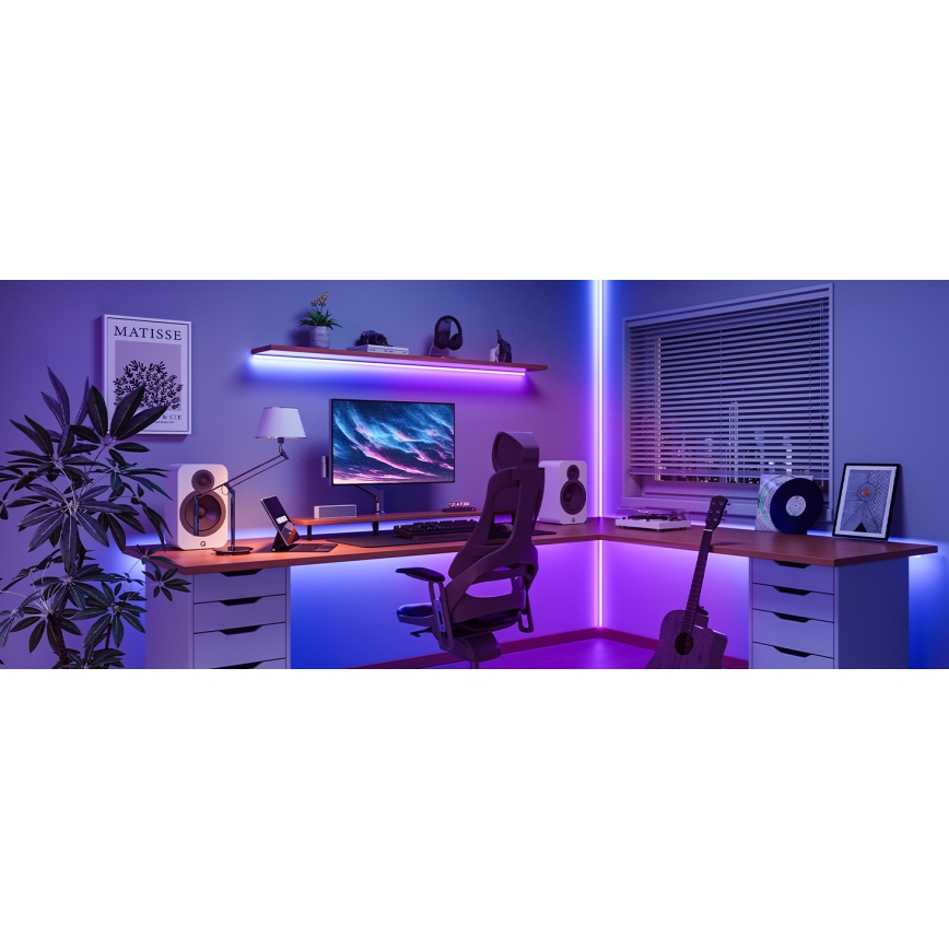 Govee - LED RGBICW Striscia dimmerabile COB 3780 diodi 3m Wi-Fi Matter