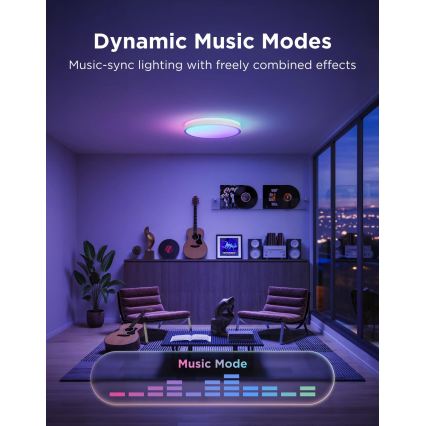 Govee - LED RGBICWW Plafonnier dimmable LED/55W/230V Ø 46 cm Matter Wi-Fi