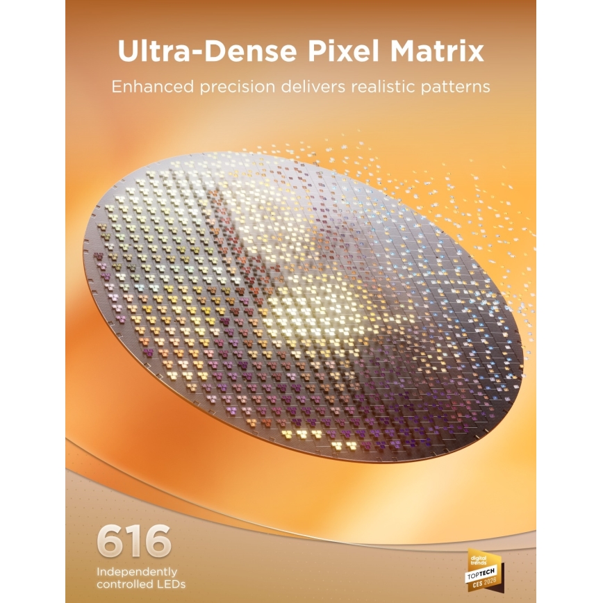 Govee - LED RGBICWW Plafonnier LED dimmable/55W/230V Ø 53 cm Matter Wi-Fi