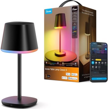 Govee - LED RGBICWW Dimmbare Tischlampe CLASSIC MATTER LED/10W/5V 4800mAh Wi-Fi