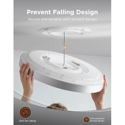 Govee - LED RGBICWW Plafoniera dimmerabile LED/55W/230V Ø 53 cm Matter Wi-Fi