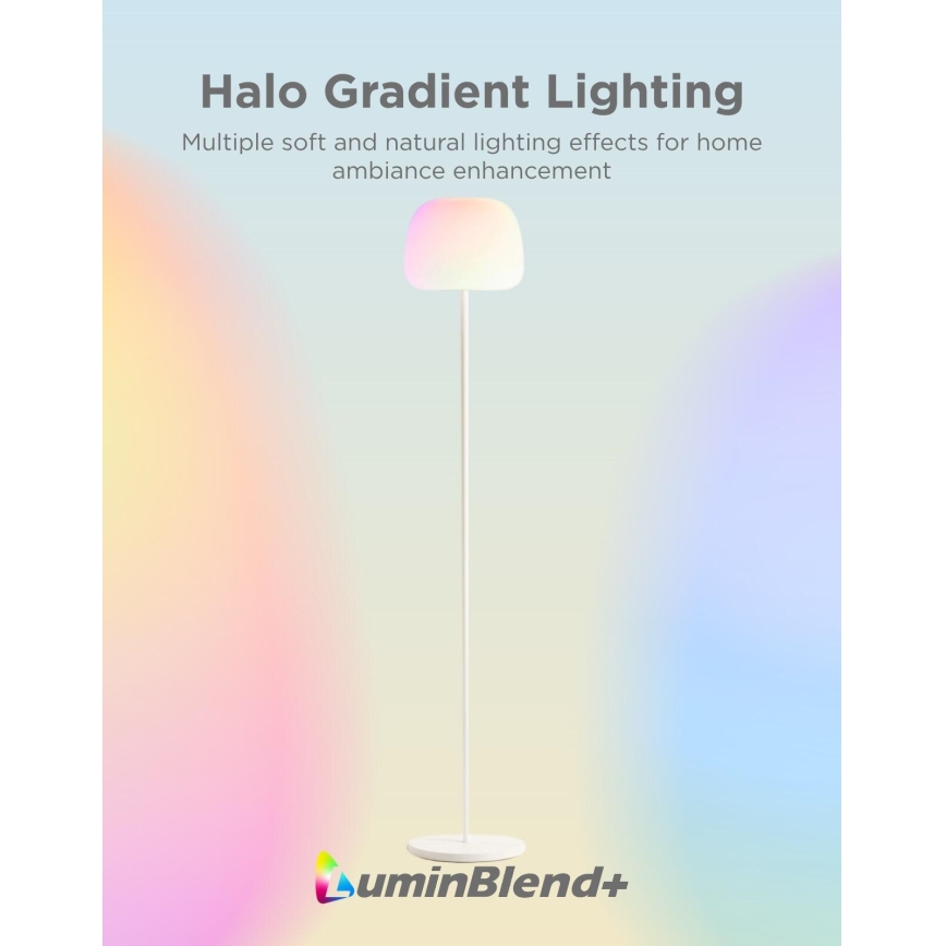Govee - LED RGBICWW Lampadaire dimmable LANTERN MATTER LED/24W/230V Wi-Fi 160 cm