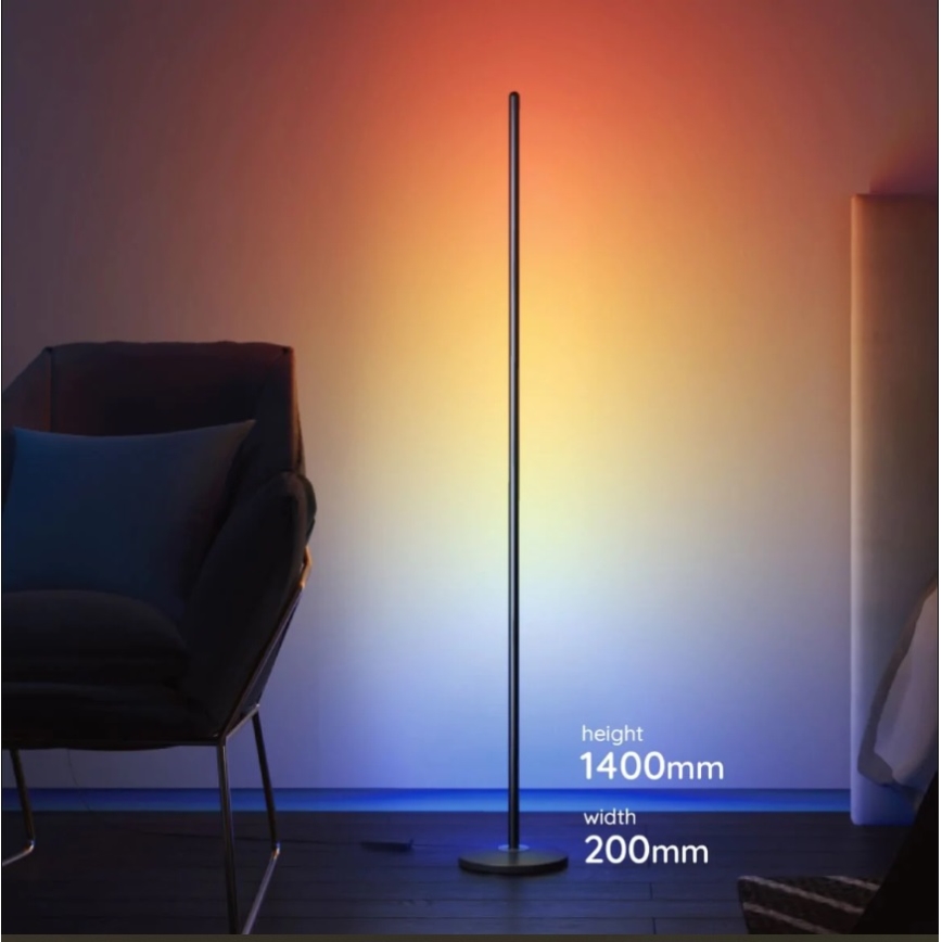 Govee - LED RGBW Dimmbare Stehlampe LITE MATTER LED/24W/230V Wi-Fi 36 cm