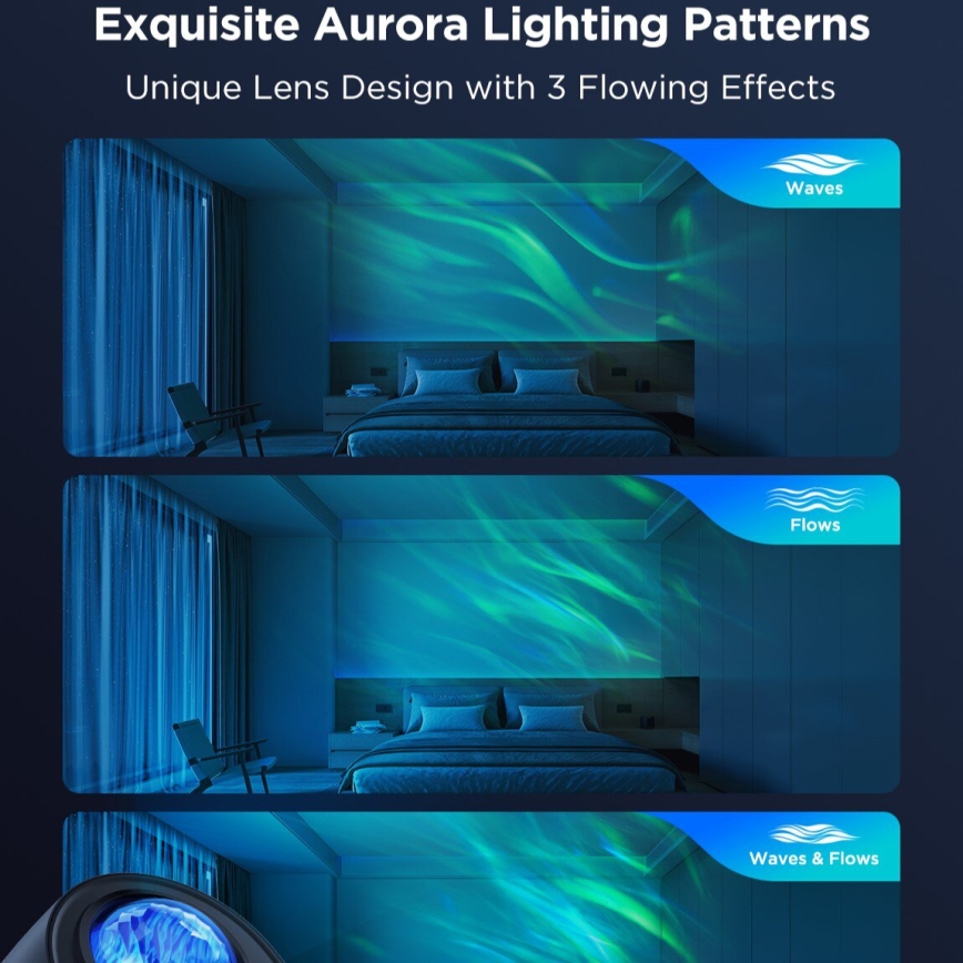Govee - LED-RGBW-Projektor Galaxy Light Pro Wi-Fi Matter