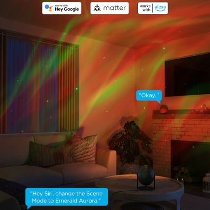 Govee - LED-RGBW-Projektor Galaxy Light Pro Wi-Fi Matter