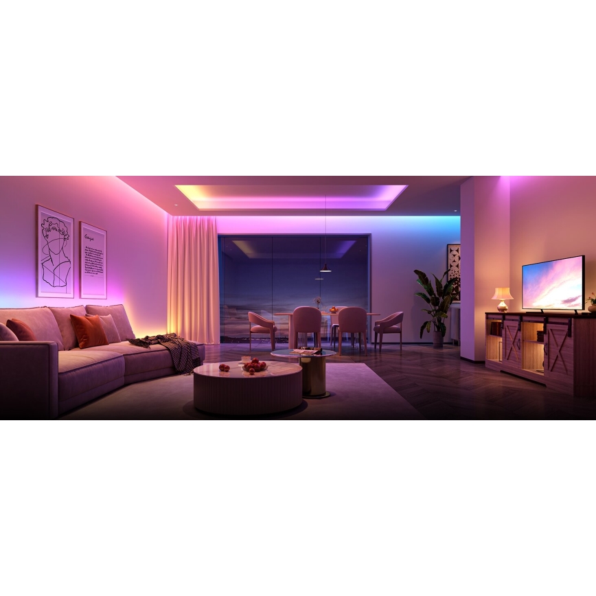 Govee - LED RGBWWIC Striscia dimmerabile Striscia Lampada 2 Pro 5m Wi-Fi Matter
