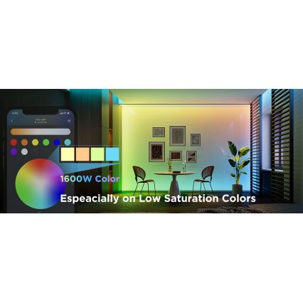 Govee - LED RGBWWIC Striscia dimmerabile Striscia Lampada 2 Pro 5m Wi-Fi Matter