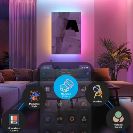 Govee - LED RGBWWIC Striscia dimmerabile Striscia Lampada 2 Pro 5m Wi-Fi Matter