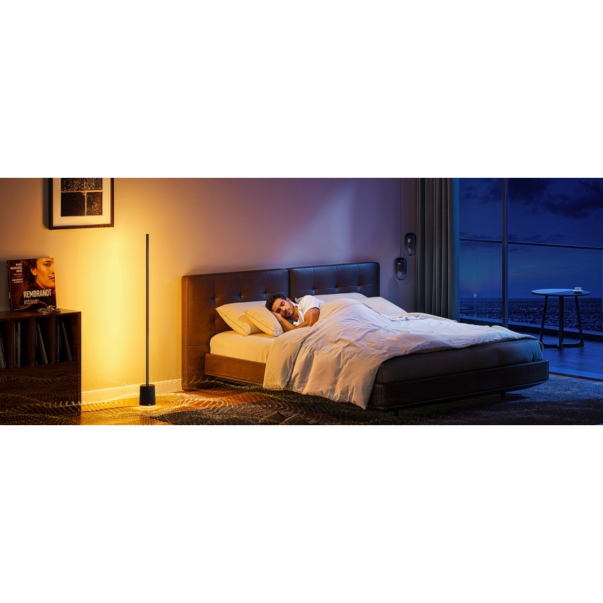 Govee - Dimmbare LED-Stehleuchte mit Lautsprecher Pro RGBICWW 2200-6500K Wi-Fi + Fernbedienung