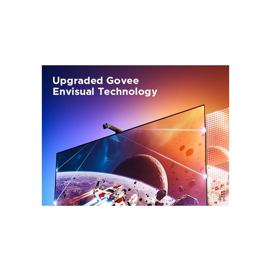Govee - LOT 2x Rétroéclairage Backlight TV 55-65" SMART LED RGBICW Wi-Fi