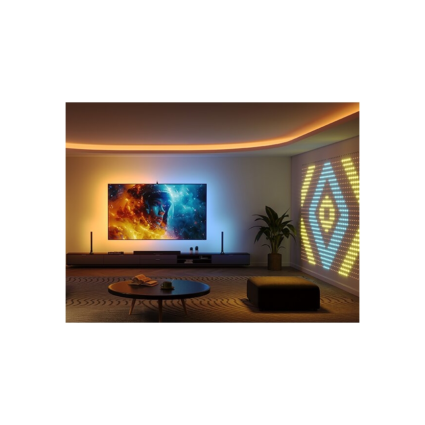 Govee - LOT 2x Rétroéclairage Backlight TV 55-65" SMART LED RGBICW Wi-Fi