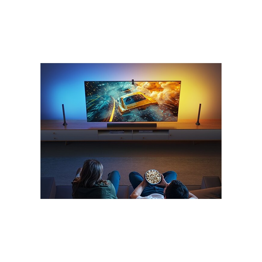 Govee - LOT 2x Rétroéclairage Backlight TV 55-65" SMART LED RGBICW Wi-Fi