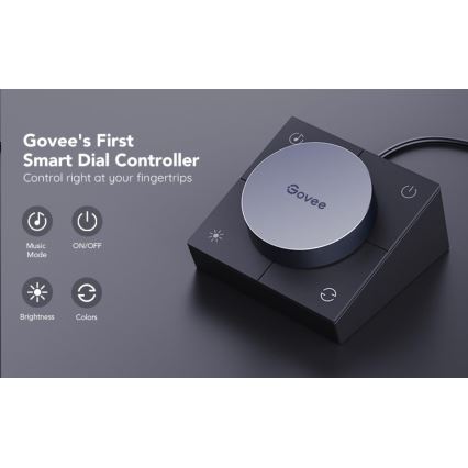 Govee - LOT 2x Smart Gaming Wi-Fi LED RGBIC Panels + Smart Dual + télécommande