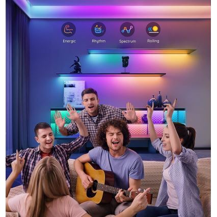 Govee - M1 PRO PREMIUM Smart RGBICW+ Striscia LED 2m Wi-Fi Matter
