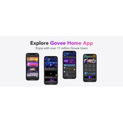 Govee - M1 PRO PREMIUM Smart RGBICW+ Striscia LED 2m Wi-Fi Matter