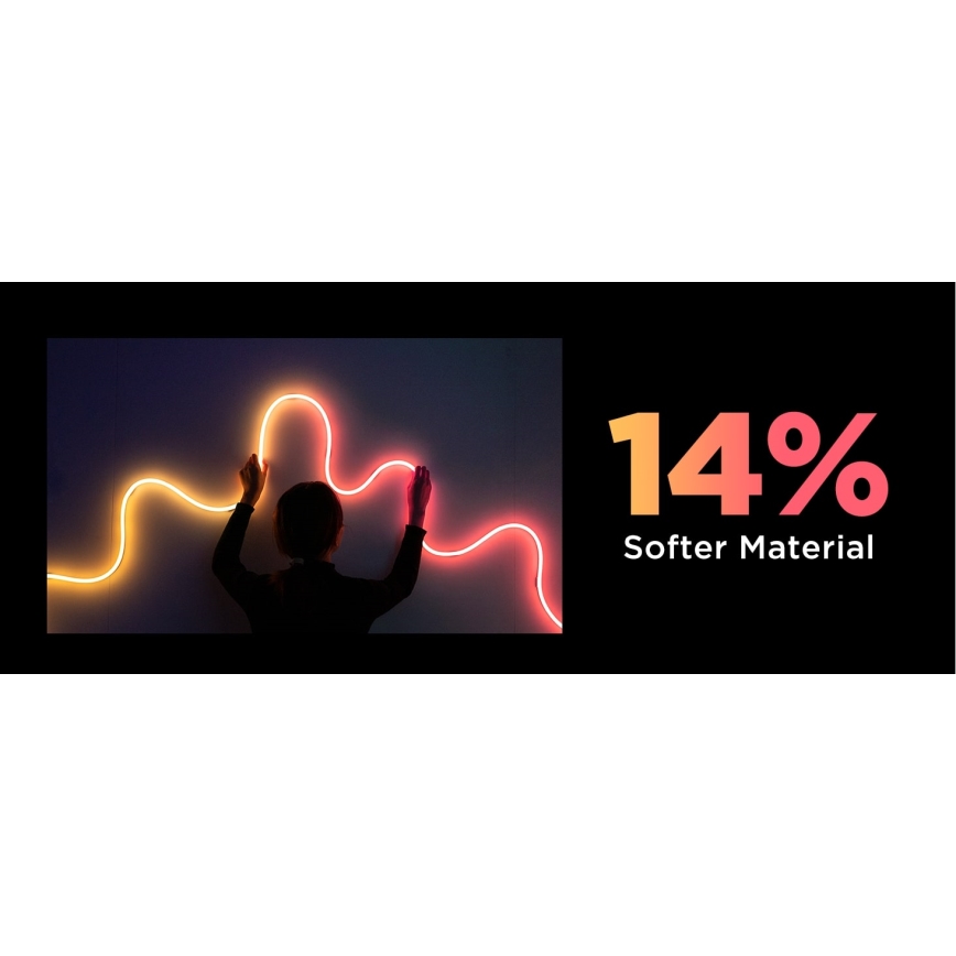 Govee - Neon 2 MATTER flexibler 3 m RGBIC LED-Strip mit Wi-Fi