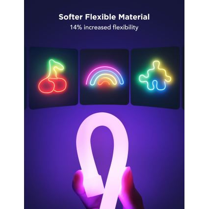 Govee - Neon 2 MATTER pieghevole Striscia LED 5m RGBIC Wi-Fi IP67