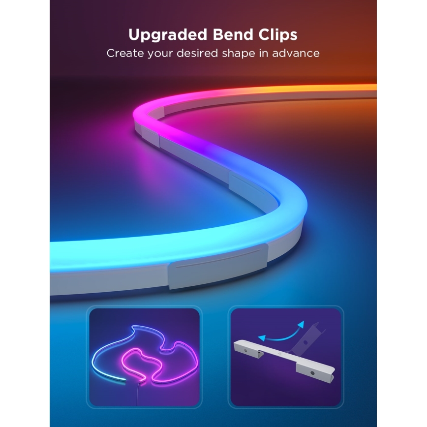 Govee - Neon 2 MATTER ruban LED flexible 3m RGBIC Wi-Fi